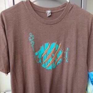 PHISH Summer Concert 2013 Trey Anastasio Brown Ladies Short Sleeve T-Shirt - Med